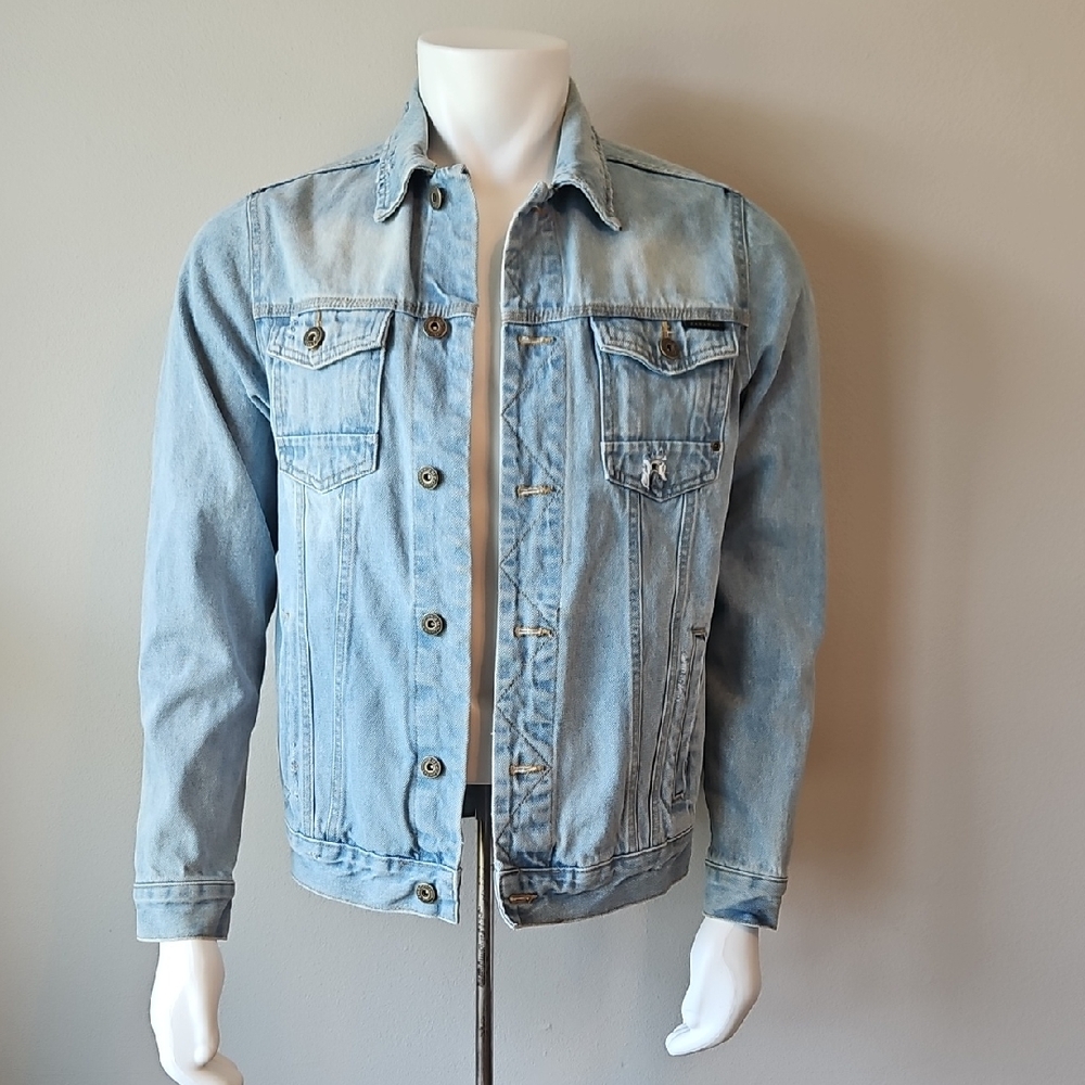 Zara Light Blue Denim Jacket - Men's Classic Trucker Style